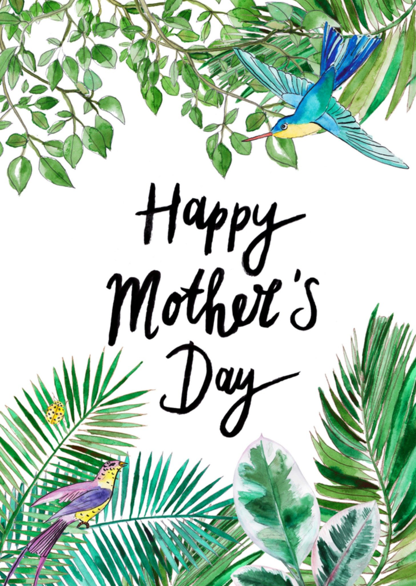 Moederdagkaart jungle Kaart Marie Bodié