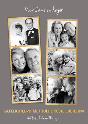 Greetz | Huwelijksjubileum | fotokaart met naam