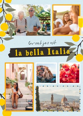 Greetz | Vakantiekaart | groetjes uit italie