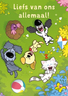 Woezel en Pip | Zomaar kaart | Liefs van ons