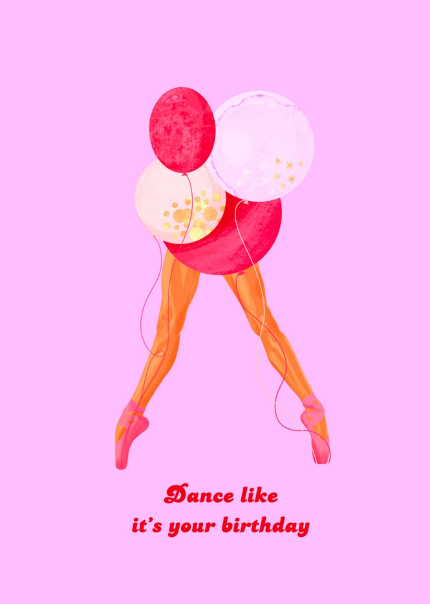 Verjaardagskaart Ballet Greetz