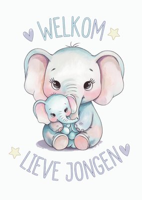 Greetz | Geboortekaart | Welkom lieve jongen