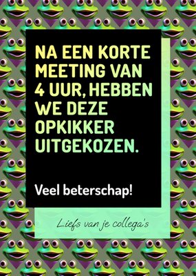 Love Repeat | Beterschapskaart | Kikker