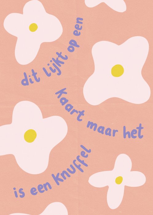 Greetz | Denken aan kaart | bloemen | knuffel