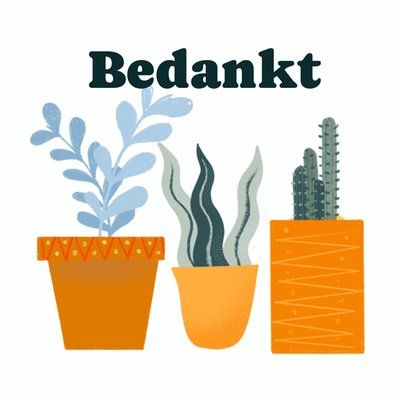 Bedankt kaart | Greetz | Tekst