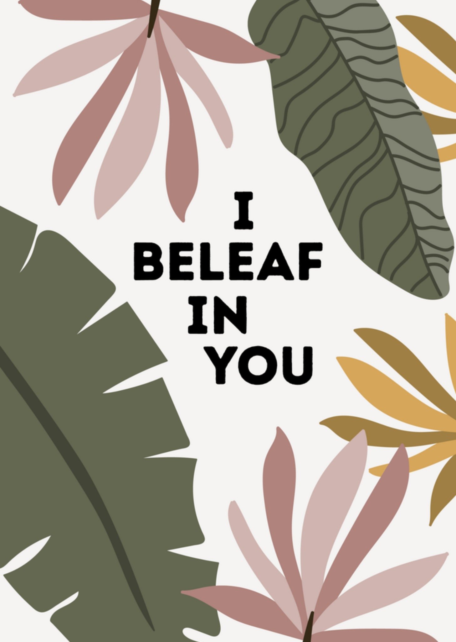 Succeskaart blaadjes Kaart Greetz