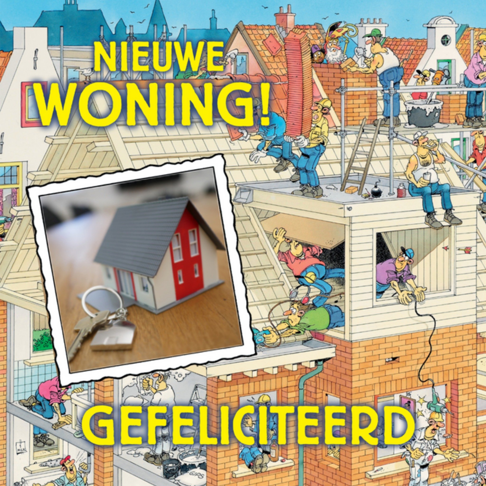 Jan van Haasteren - Nieuwe woning - Humor