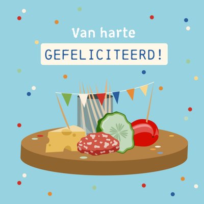 Verjaardagskaart | Greetz | Eten | Illustratie