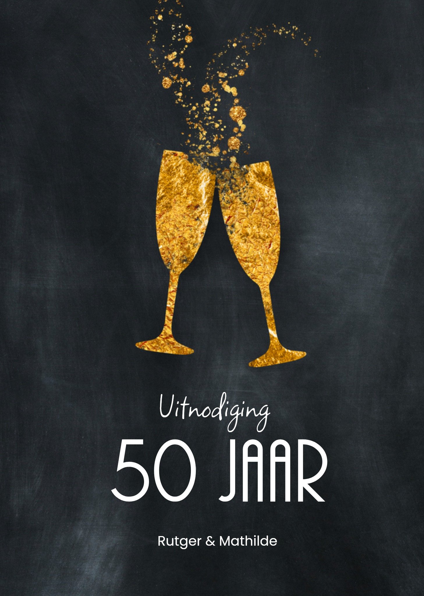 Huwelijksjubileum met naam Kaart Luckz