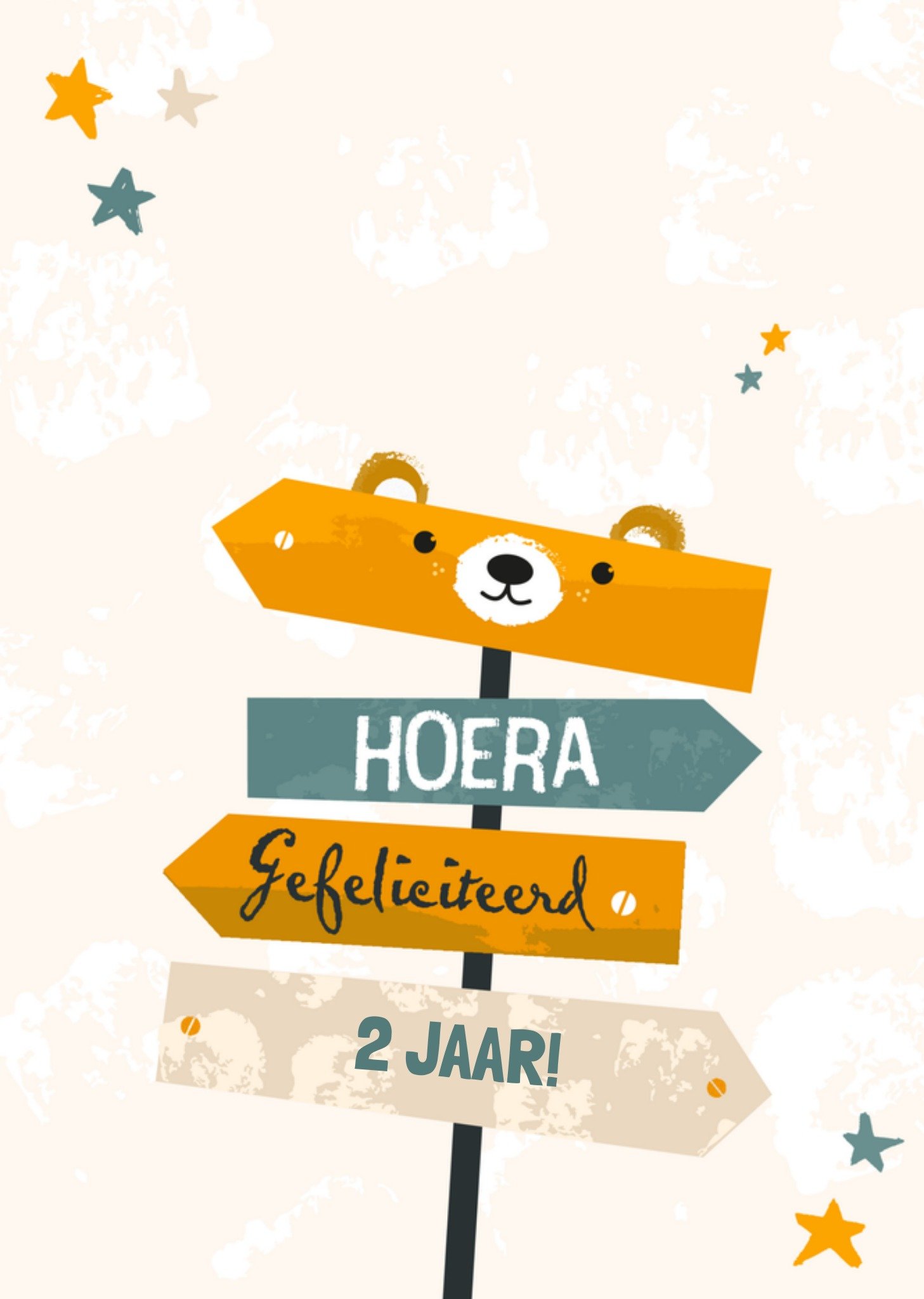 Greetz Verjaardagskaart Beer Standard Card