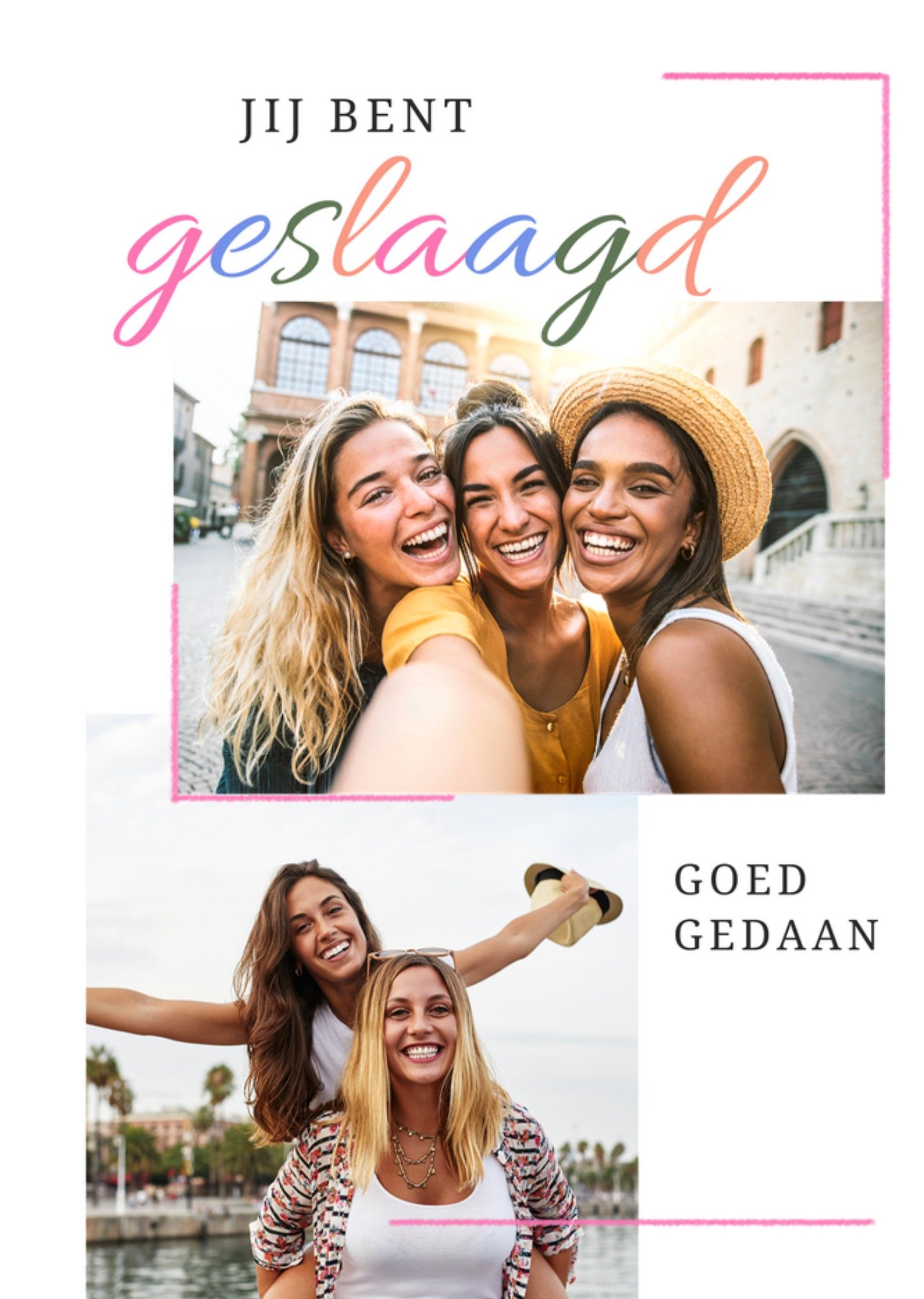 Geslaagdkaart Jij bent geslaagd geod gedaan Kaart Greetz