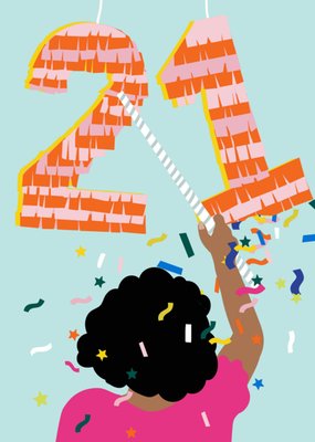 Greetz | Verjaardagskaart | illustratie | 21 jaar