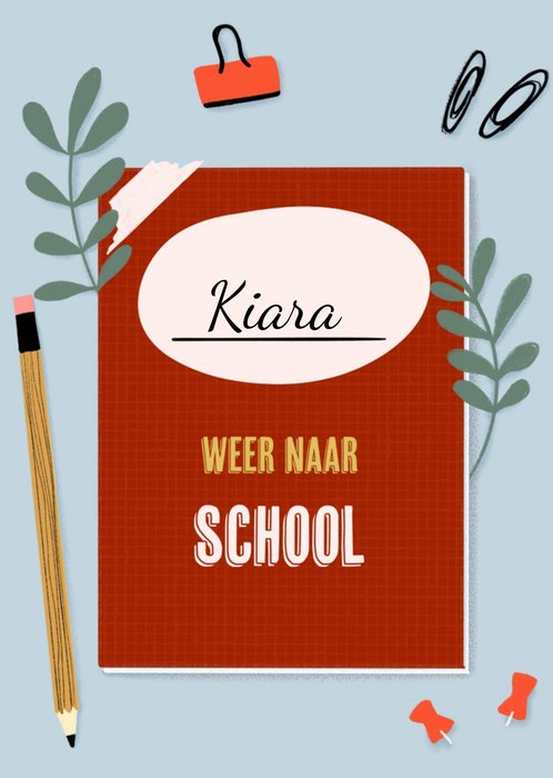 Greetz | Back to school | met naam