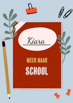 Greetz | Back to school | met naam