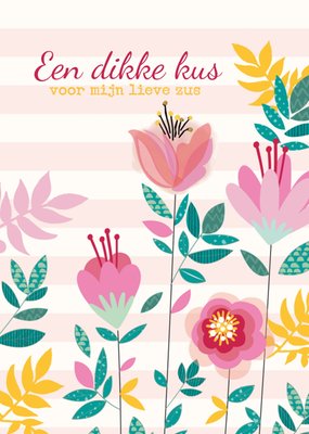 TMS | Beterschapskaart | Illustratie bloemen