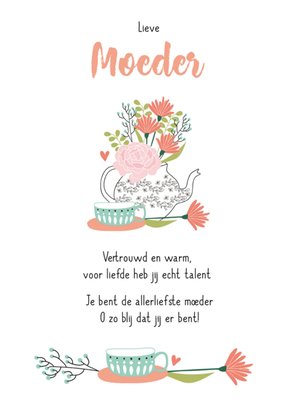 Paperclip | Moederdag | Gedicht | Theepot