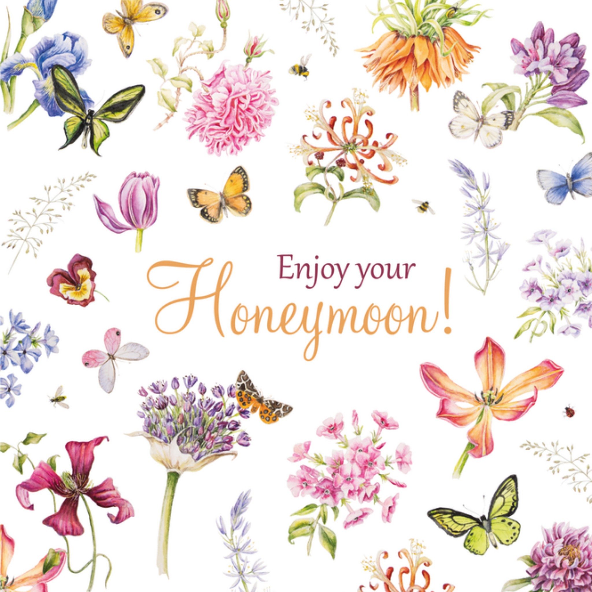 Huwelijkskaart Honeymoon Vierkante Kaart Janneke Brinkman