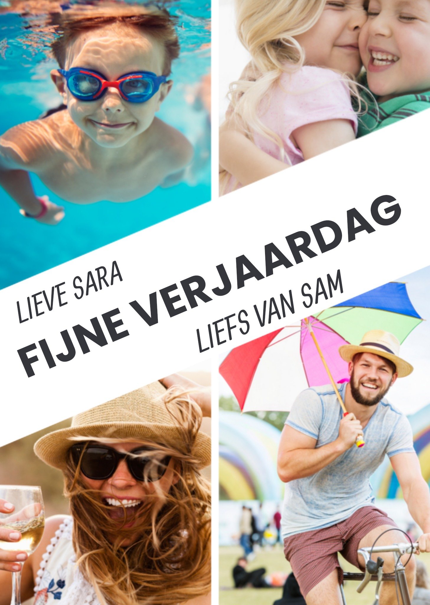 Verjaardag Moeder Minimalistisch Kaart Greetz