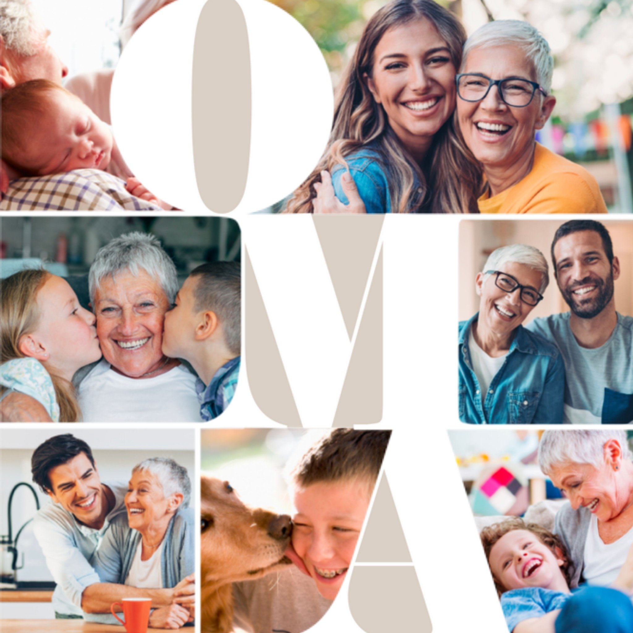 Greetz Moederdagkaart Oma Vierkant