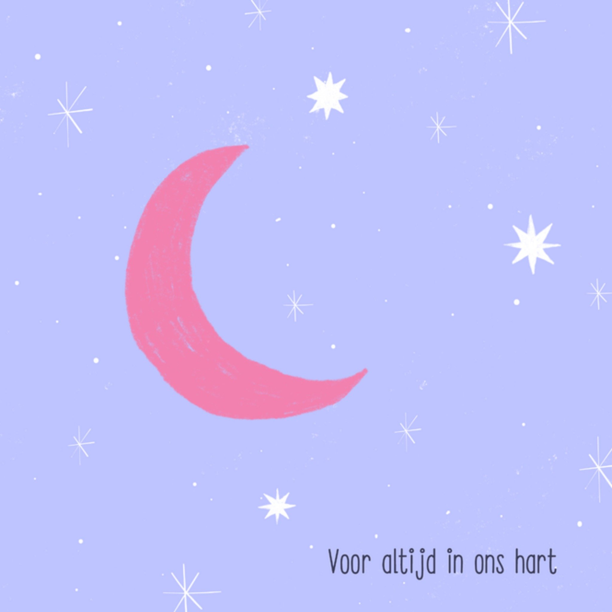 Greetz Condoleance Voor altijd in ons hart Vierkant