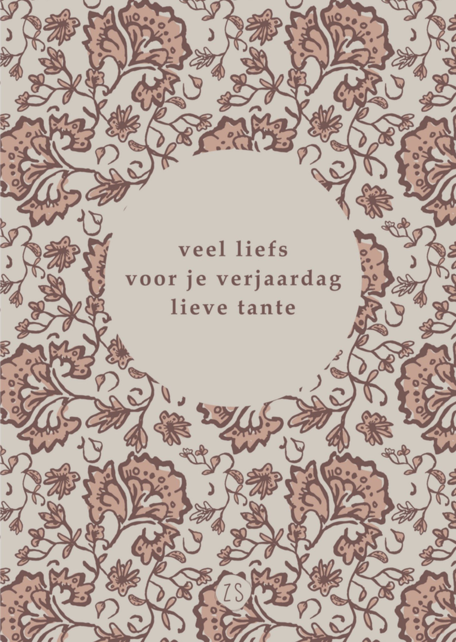 Zusss Verjaardagskaart Voor mijn tante Standard Card