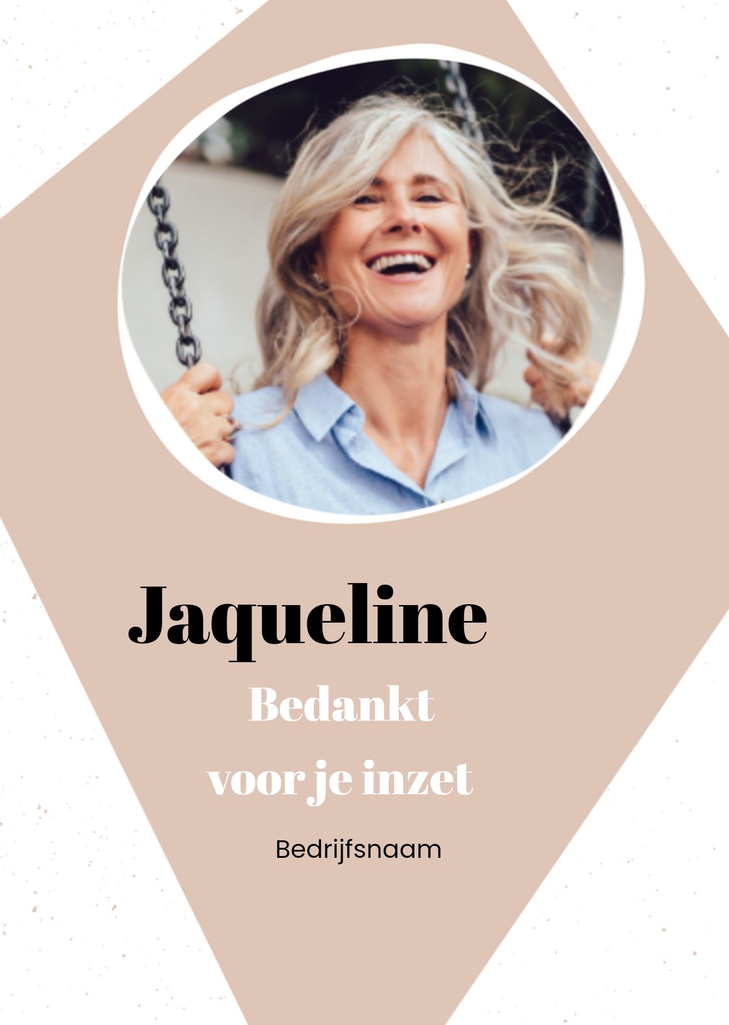 Greetz Secretaressedag fotokaart met naam Standard Card