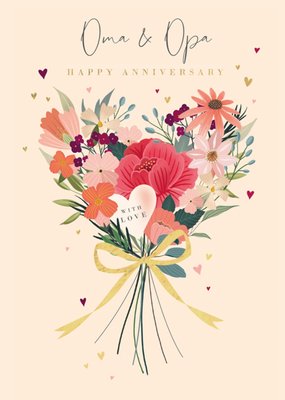 Abacus| Jubileum kaart | Oma And Opa Happy Anniversary