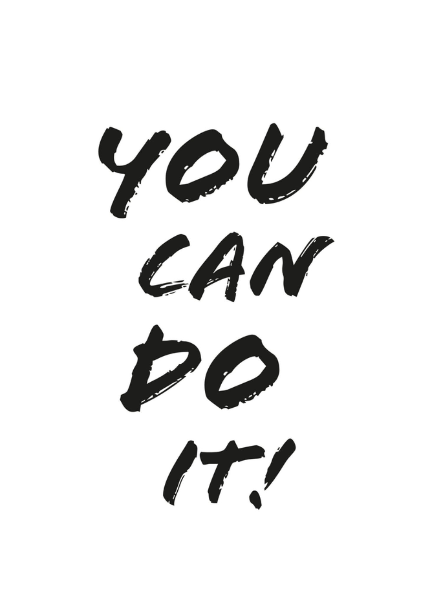 Denken aan kaart you can do it! Greetz