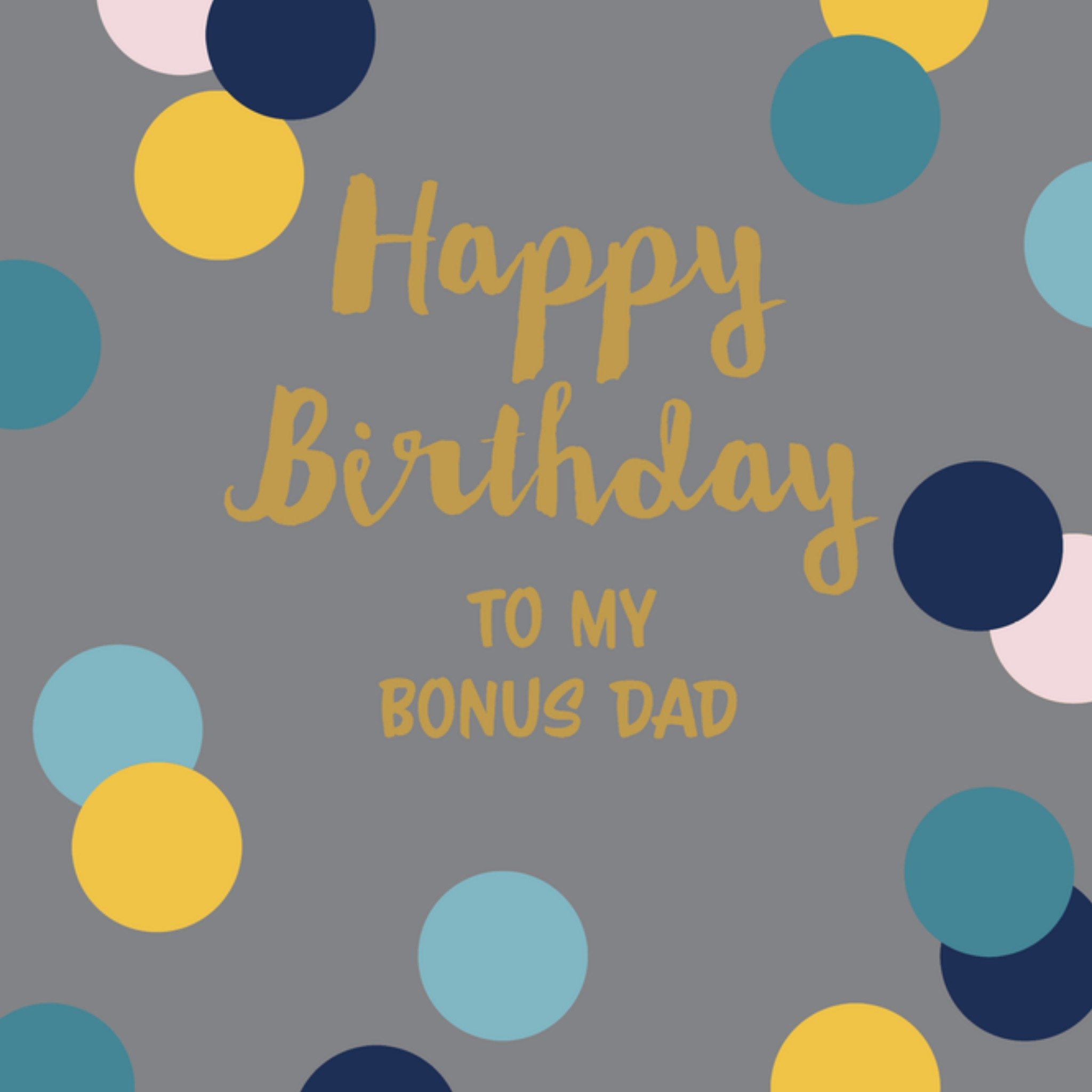 Verjaardagskaart Bonus Dad Vierkante Kaart UK Greetings