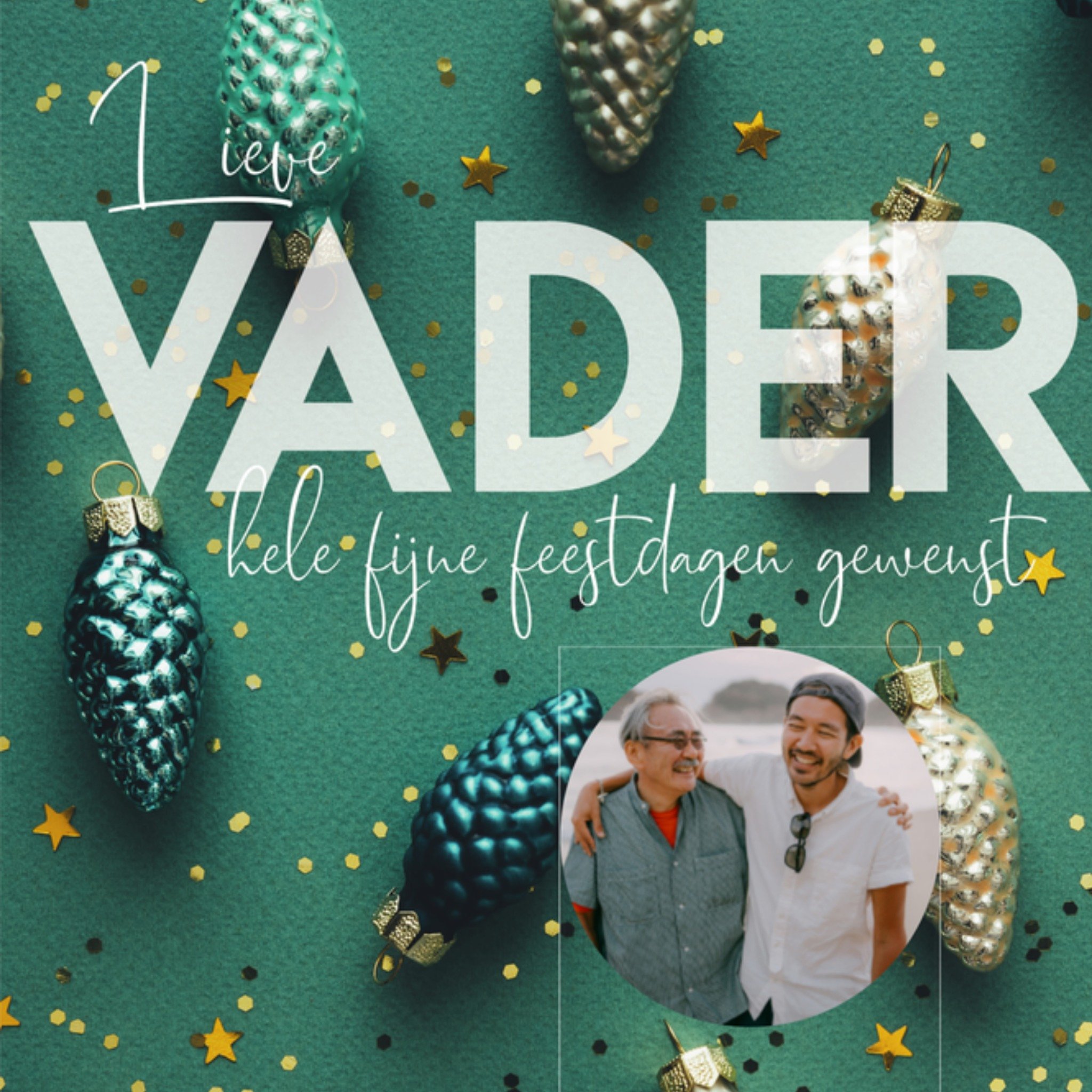 Kerstkaart Lieve Vader Paperclip