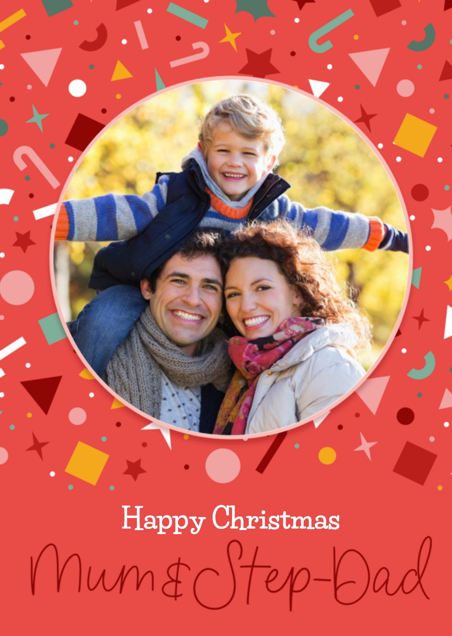 Letters by Julia Kerstkaart fotokaart Ouders Letters By Julia