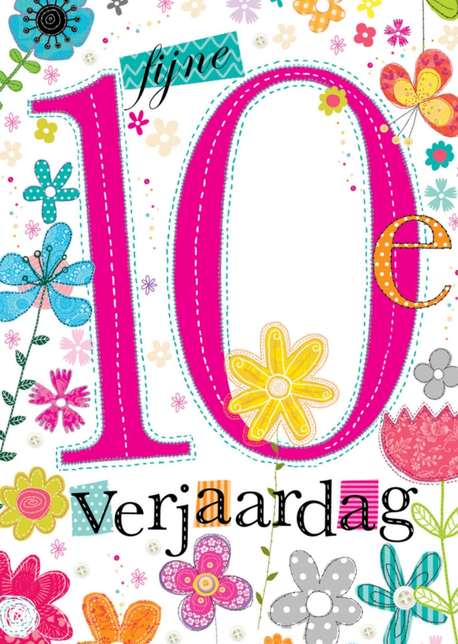 Abacus Verjaardagskaart 10 jaar Kaart Abacus Cards
