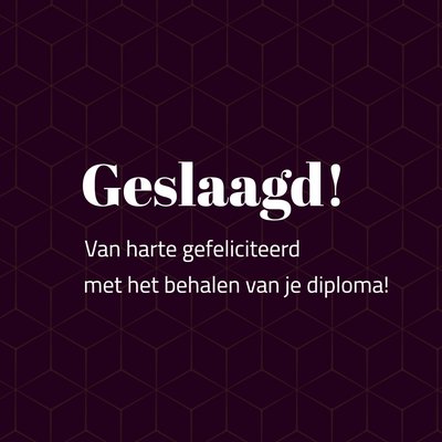 Greetz | Geslaagd kaart | zakelijk