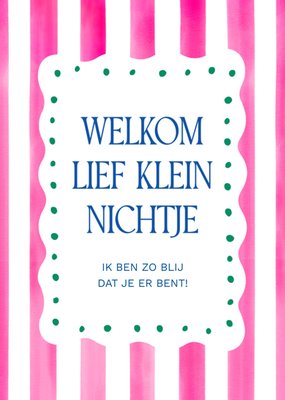 Greetz | Geboortekaart | Lief klein nichtje