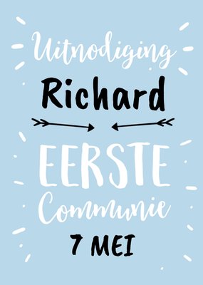 Greetz | Uitnodiging Communie | met naam