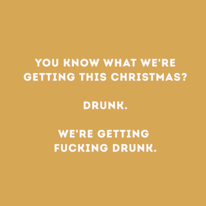 Greetz | Kerstkaart | drunk | grappig