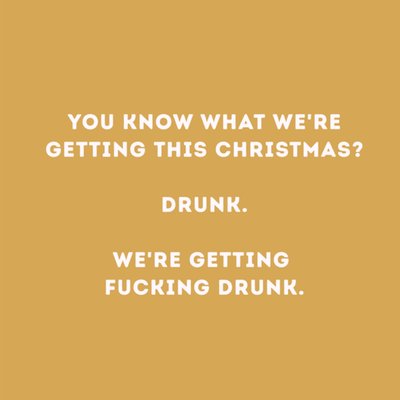 Greetz | Kerstkaart | drunk | grappig