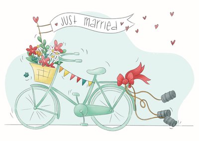 Studio Fred | Huwelijkskaart | Just Married