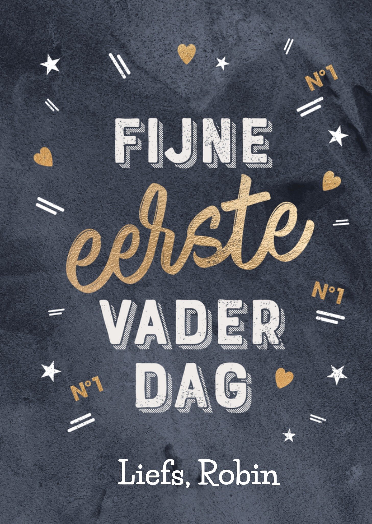 Vaderdagkaart met naam Kaart Luckz