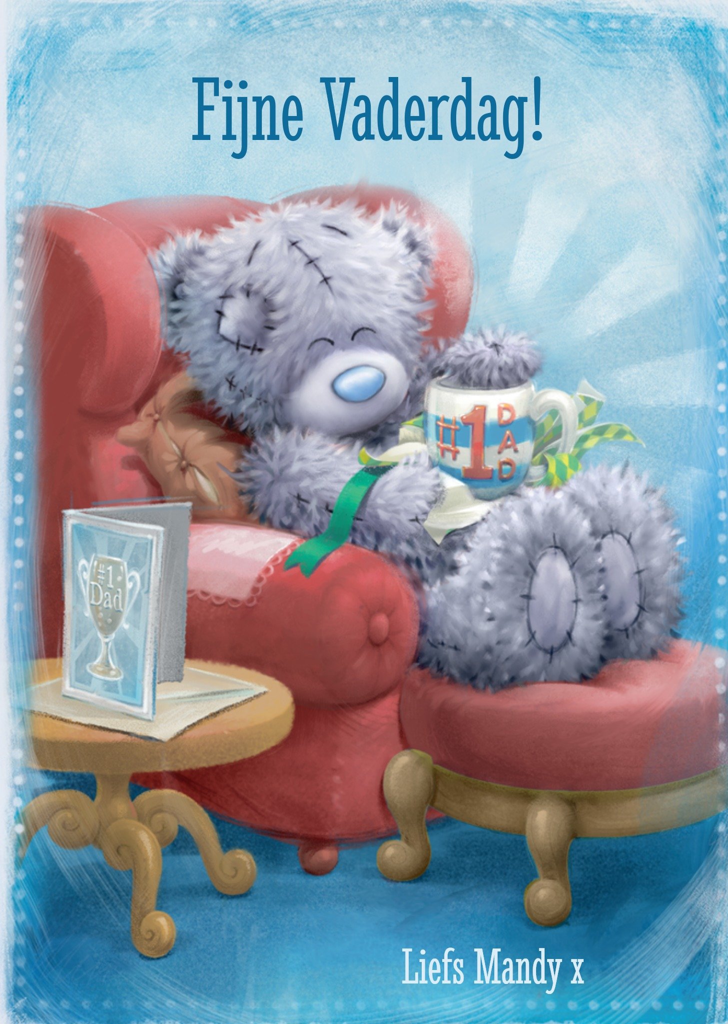 Vaderdagkaart Tatty Teddy #1 Dad Kaart Me to You