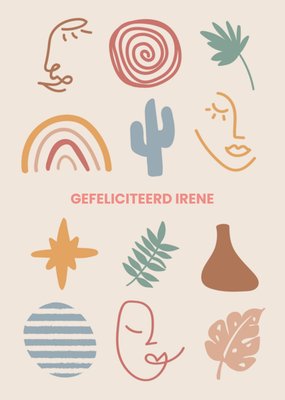 Greetz | Verjaardagskaart | illustraties met naam