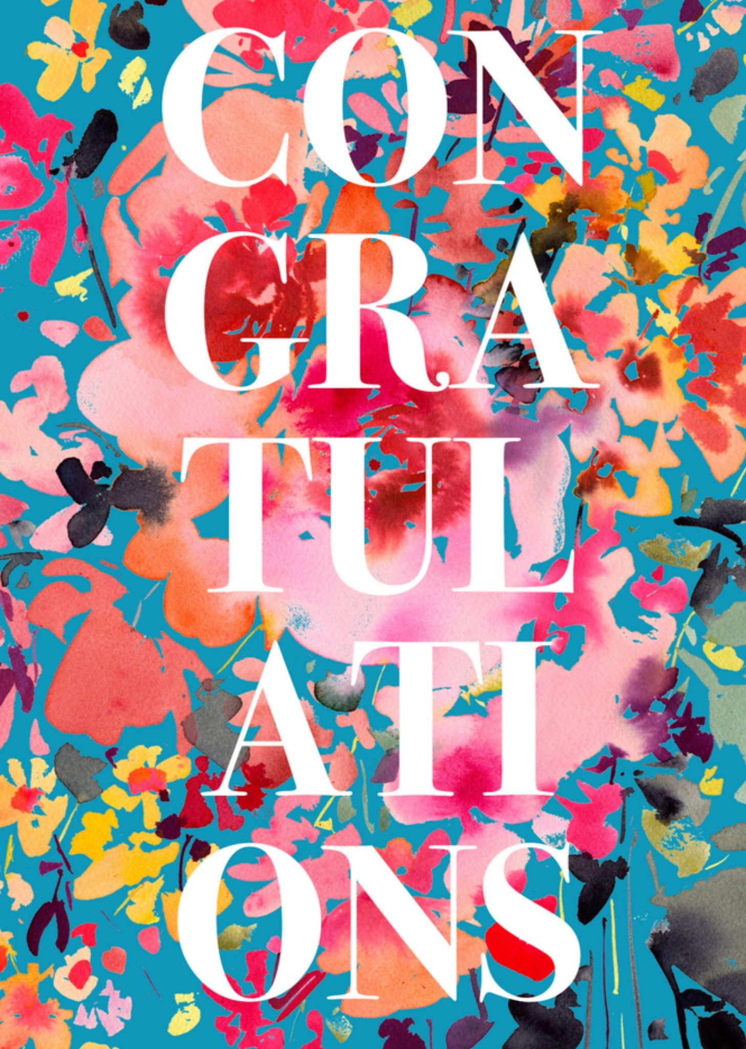 Felicitatiekaart bloemen Kaart Jewel Branding