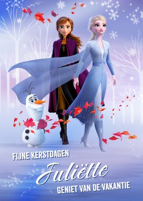 Frozen | Kerstkaart | Met naam