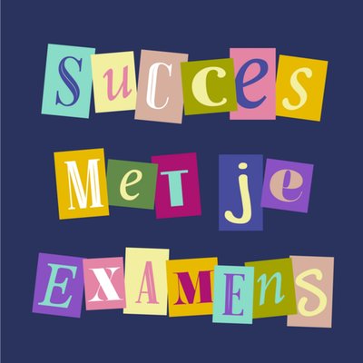 Greetz | Succeskaart | Fiesta | Examen 