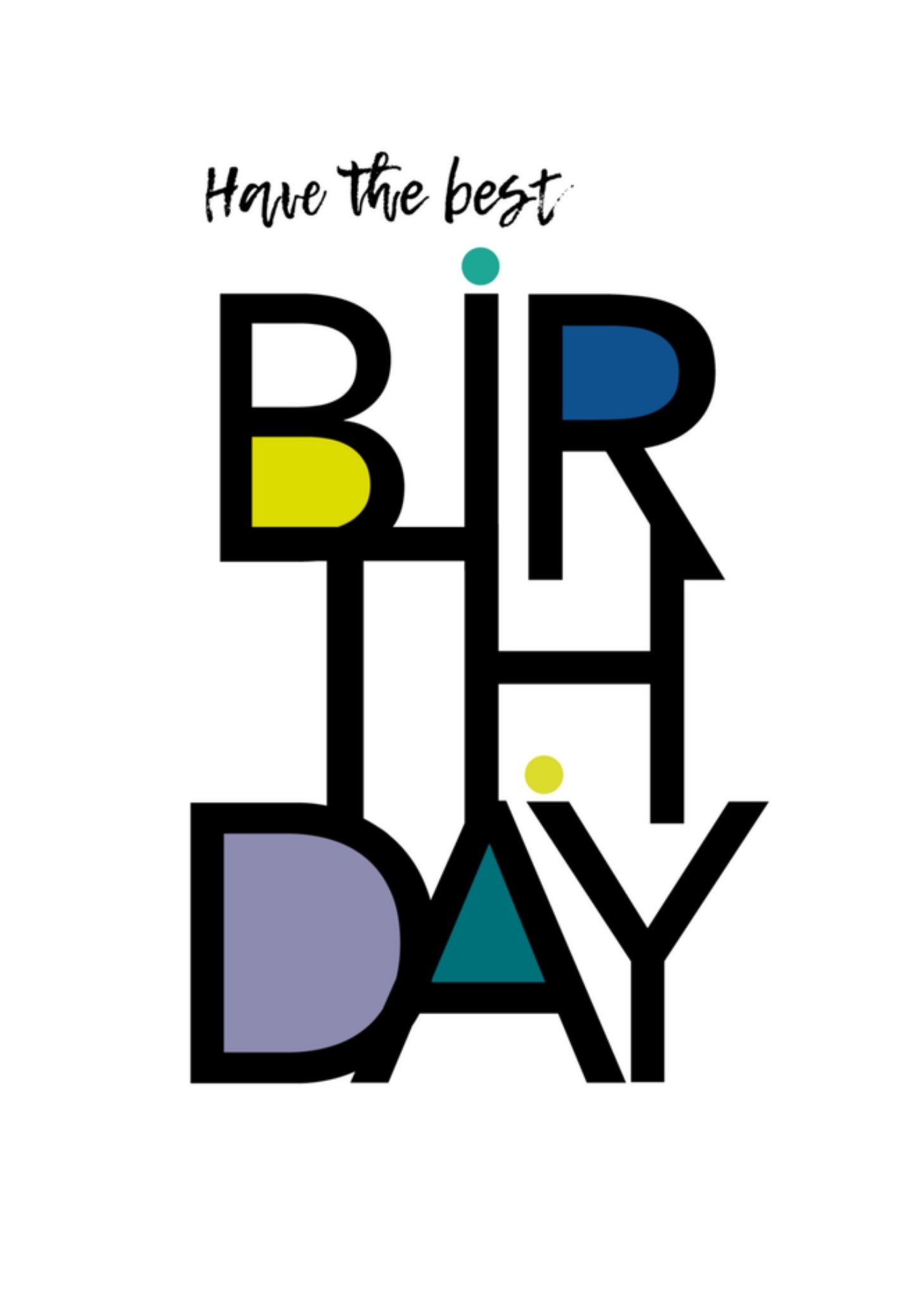 Verjaardagskaart abstract Kaart Papagrazi