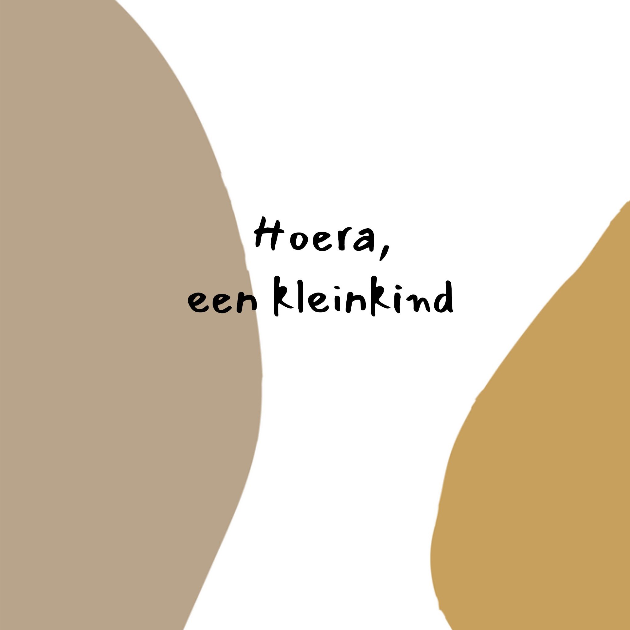 Greetz Geboortekaart Hoera, een kleinkind Vierkant