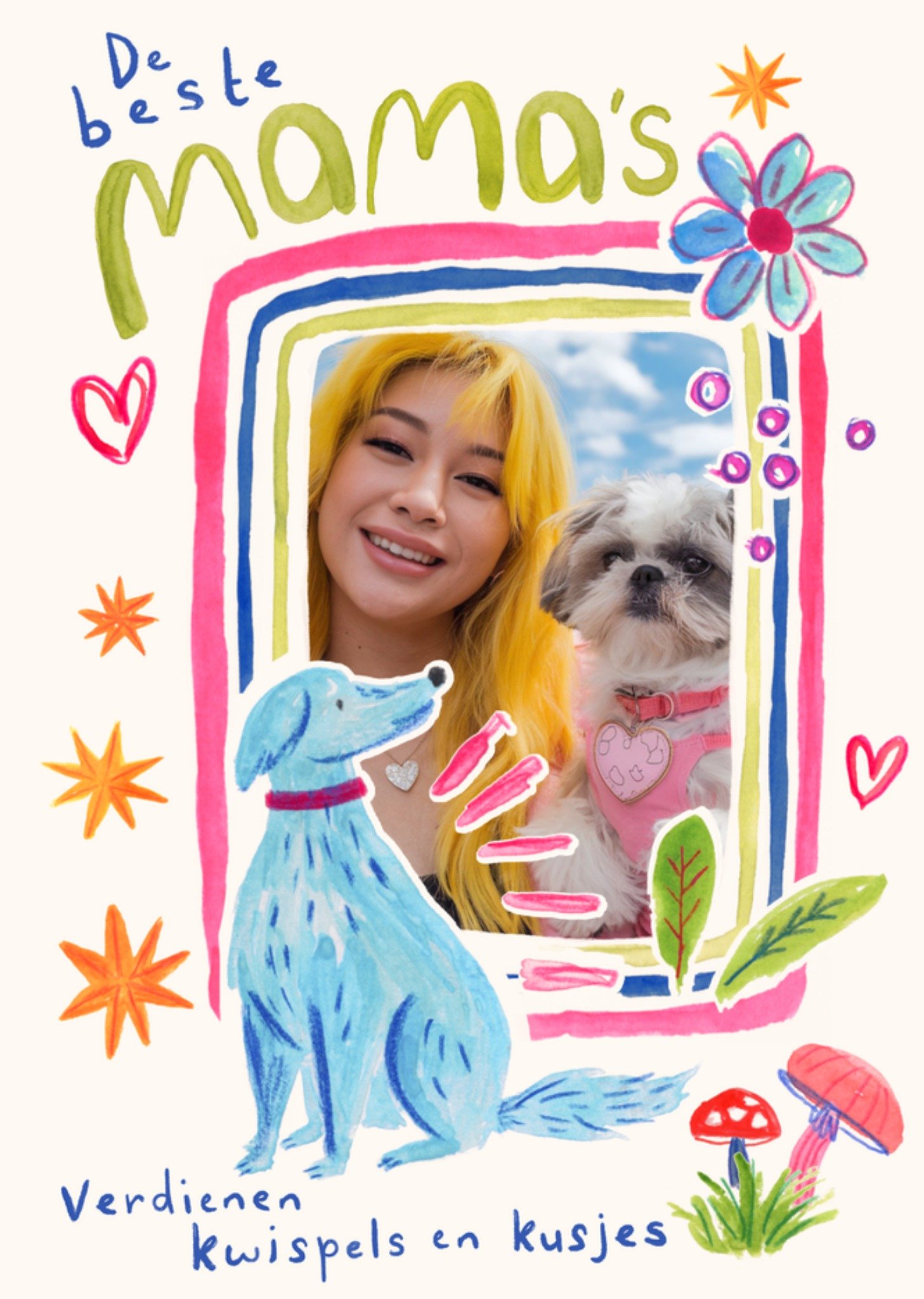 Moederdagkaart De beste mama