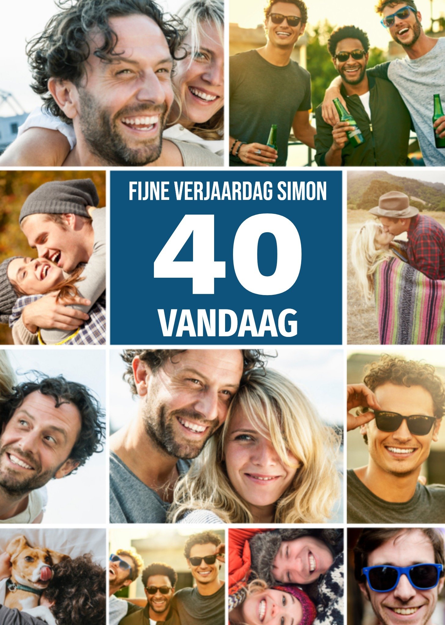 Verjaardag Fotocollage Greetz