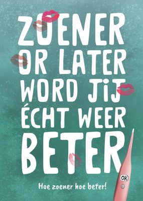 Patricia Hooning | Beterschapskaart | Kusjes