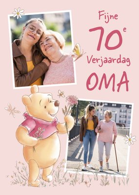 Disney | Verjaardagskaart | Winnie the Pooh | Met fotos | Oma